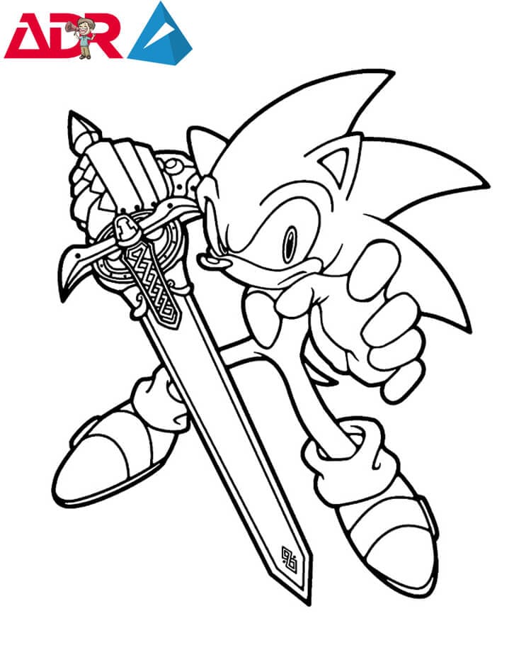 Vẽ Sonic không hề khó với bài hướng dẫn cách vẽ chi tiết 11 Sonic Kiem tien 1