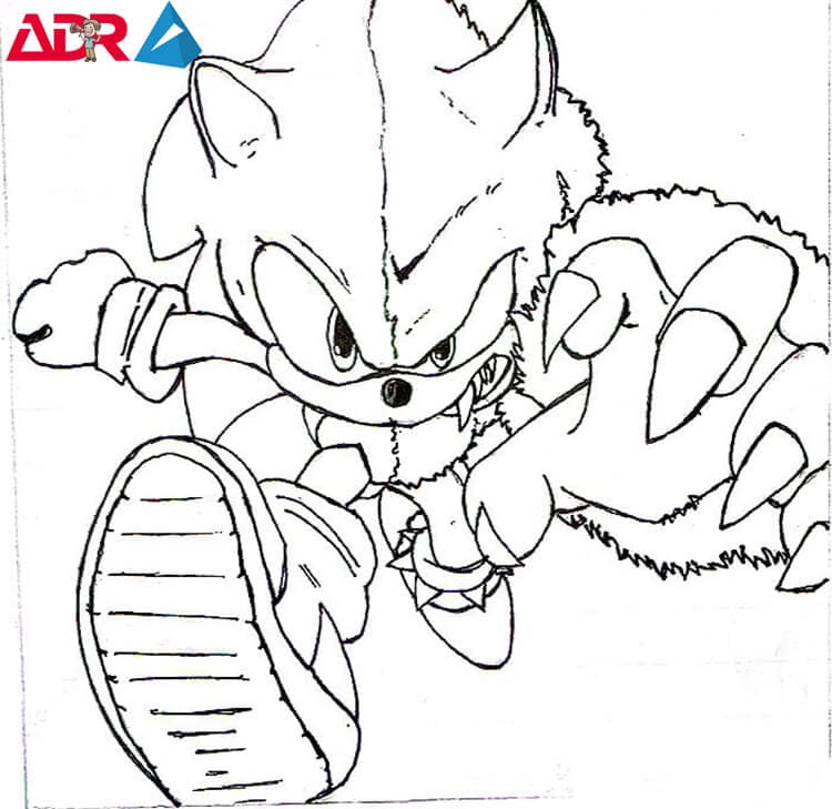 Vẽ Sonic không hề khó với bài hướng dẫn cách vẽ chi tiết 14 Sonic nua soi 1