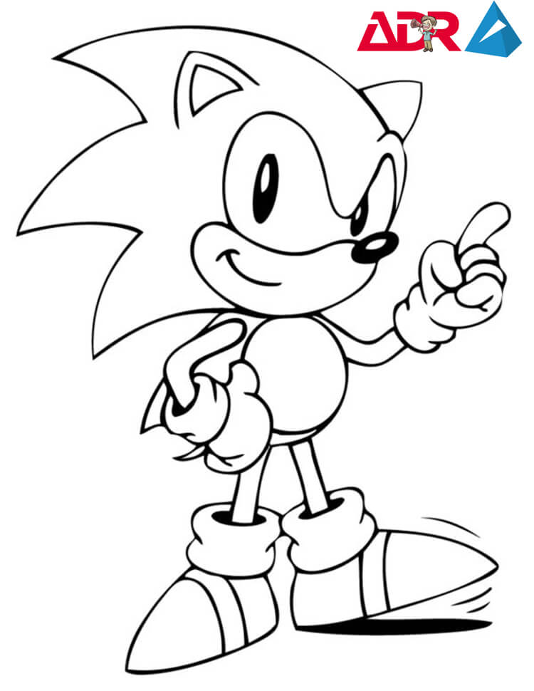 Tô Màu Sonic Với 100 Tranh Tô Màu Sonic Đẹp Nhất