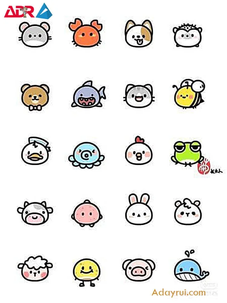 Huong dan ve con vat cute don gian 10 1