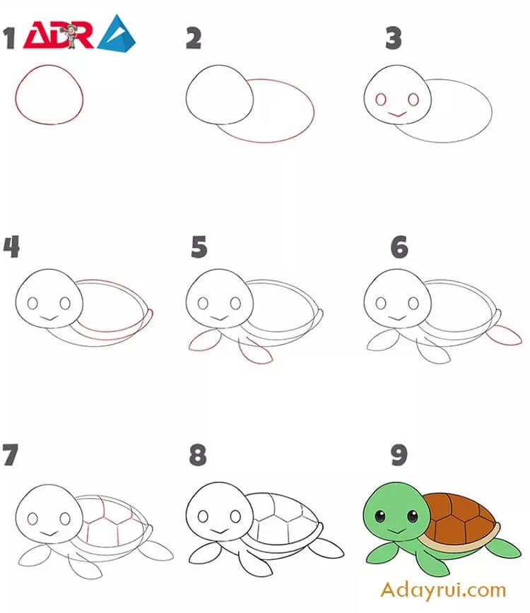 Huong dan ve con vat cute don gian 13 1