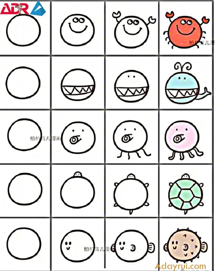 Huong dan ve con vat cute don gian 23 1