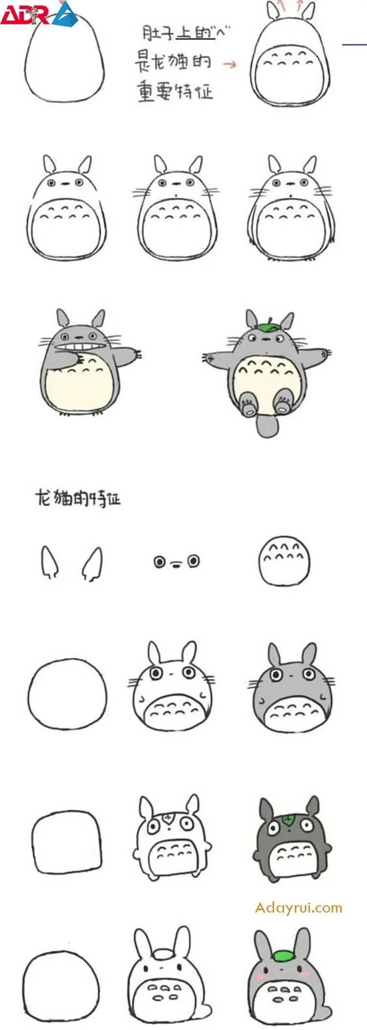 Huong dan ve con vat cute don gian 5 1