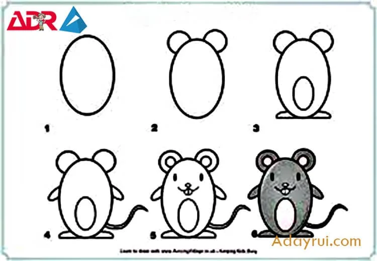 Huong dan ve con vat cute don gian 7 1