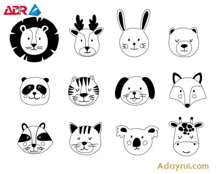 Huong dan ve con vat cute don gian 8 1