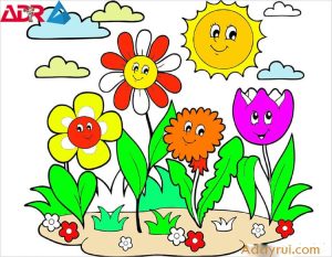 Hướng dẫn vẽ vườn hoa đẹp và đơn giản (4)