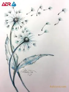 Tranh ve hoa bo cong anh 9