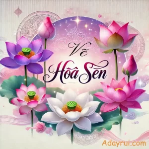 Tổng hợp 4 cách vẽ hoa sen cực đẹp và đơn giản