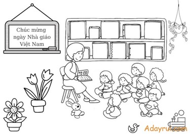 tranh ve 20 11 chua to mau don gian 12 2