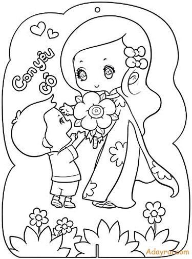 tranh ve 20 11 chua to mau don gian 18 2