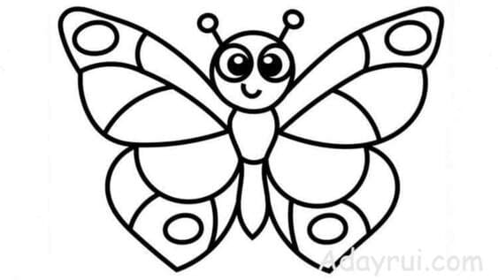 Tranh to mau con buom dep Adayrui 1 1