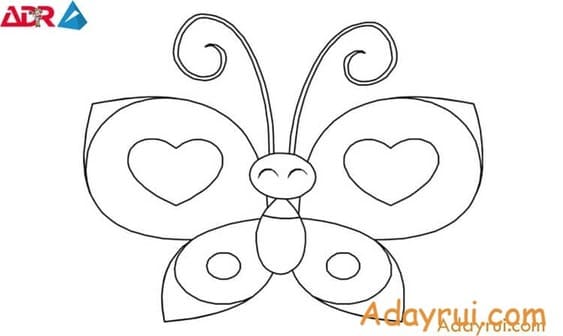 Tranh to mau con buom dep Adayrui 10 1