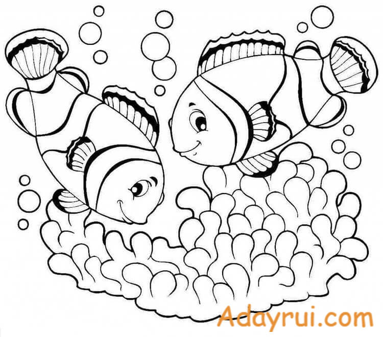 Tranh tô màu con cá - adayrui (3)