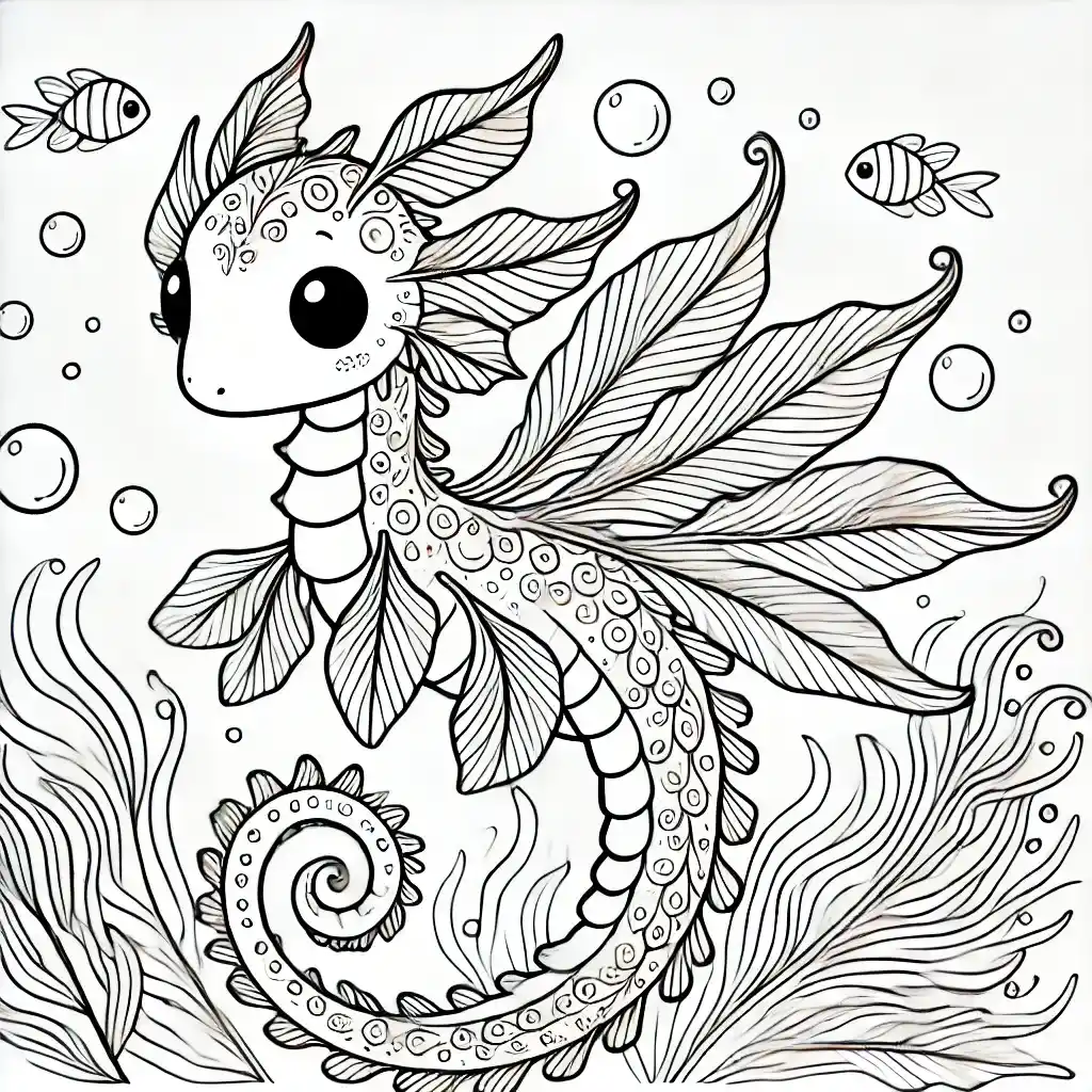 Tranh tô màu con cá - adayrui (3)