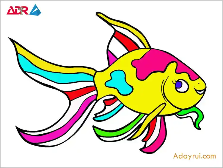 Quá Nhiều Tranh Tô Màu Con Cá Dễ Thương Vô Cùng Độc Đáo 3 Tuyen-tap-loat-Tranh-to-mau-con-ca-danh-cho-be