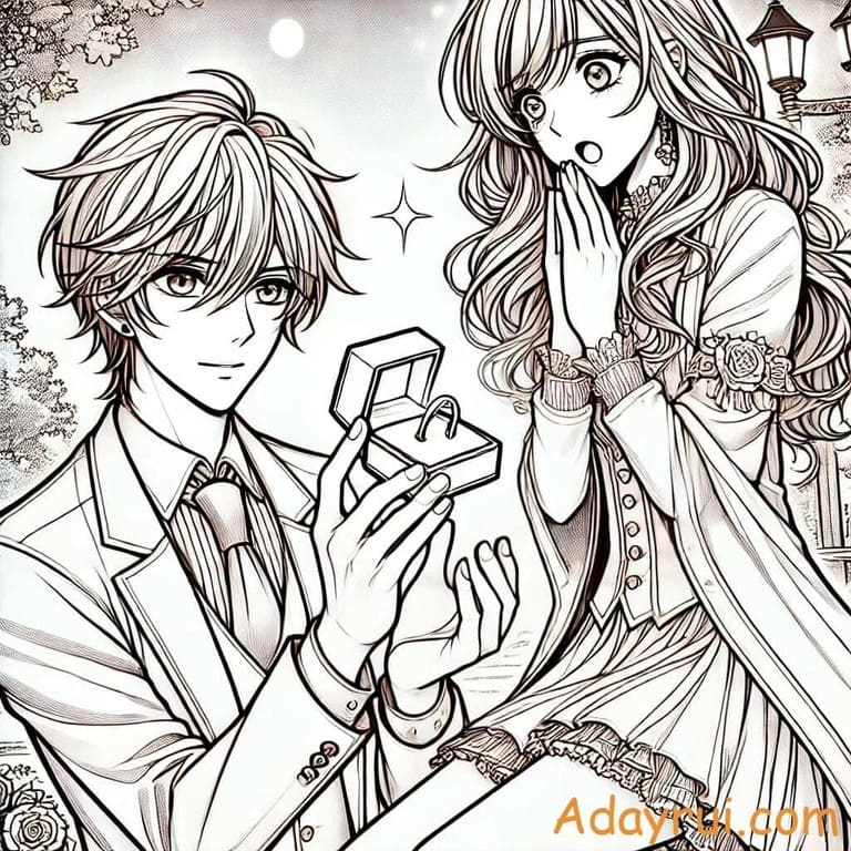 tranh to mau anime cute 2 1