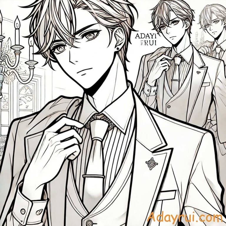 tranh to mau anime cute 26