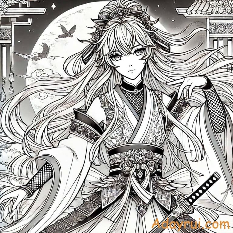 tranh to mau anime cute 4 1