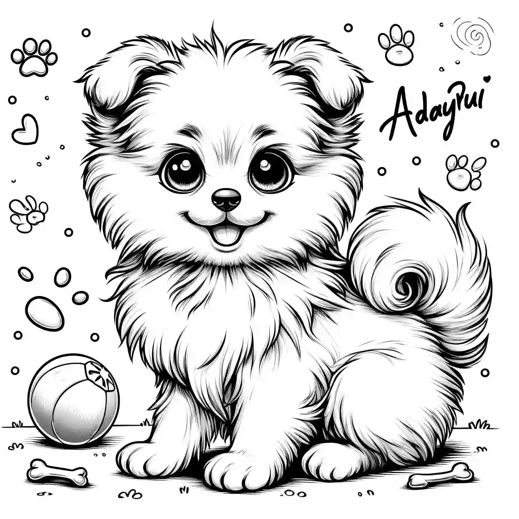 tranh to mau con cho 18