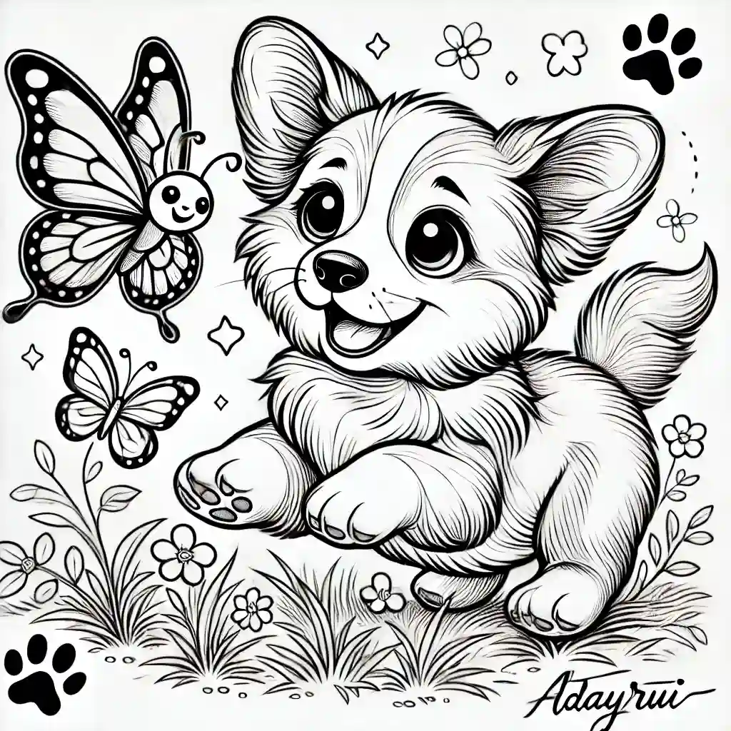 tranh to mau con cho 9