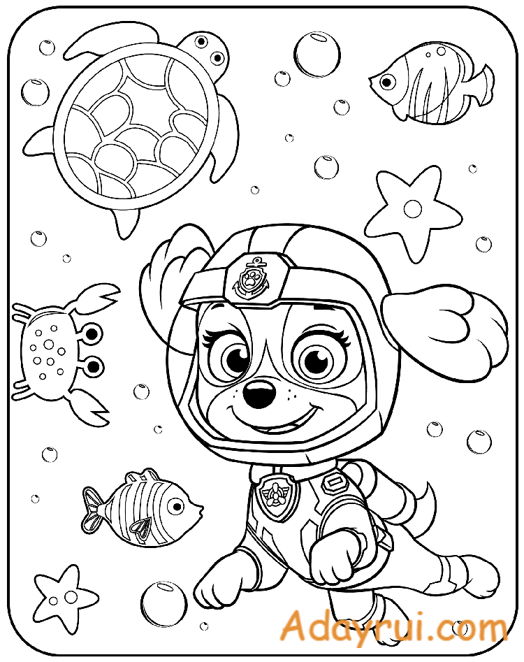 tranh to mau con cho dep Adayrui 10 1