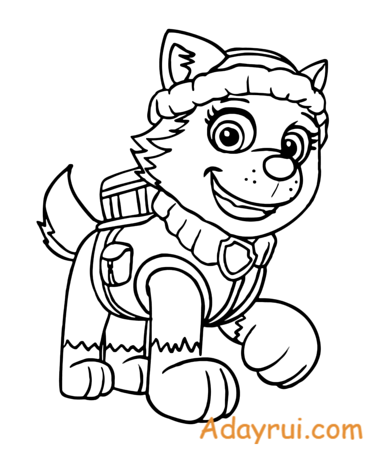 tranh to mau con cho dep Adayrui 9 1