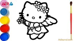 Tìm hiểu về nhân vật và khám phá bộ tranh tô màu hello kitty cực cute