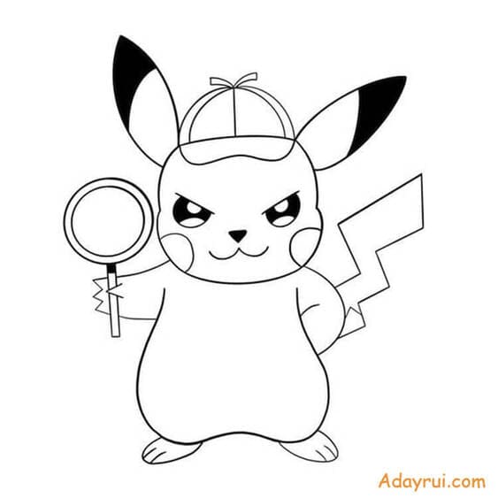 Tranh to mau Pikachu Adayrui 13 1