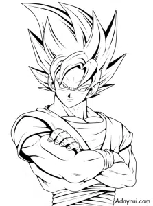 Tìm hiểu về siêu Saiyan và bộ Tranh tô màu songoku cực chất