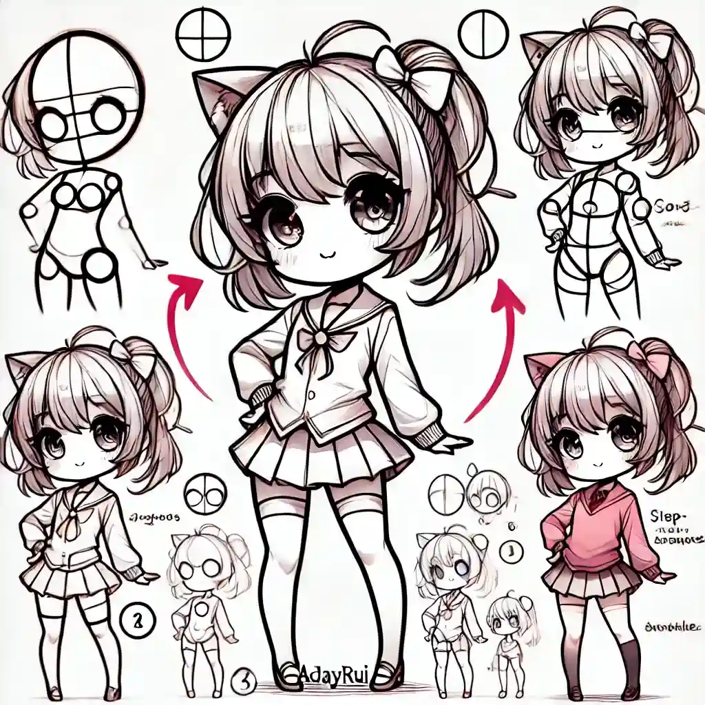 Gioi-Thieu-Ve-Cach-Ve-Anime-Chibi-Nu