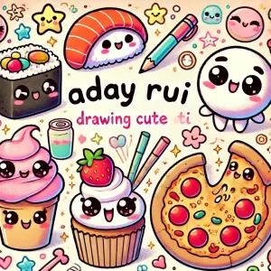 Hình đồ ăn chibi cute