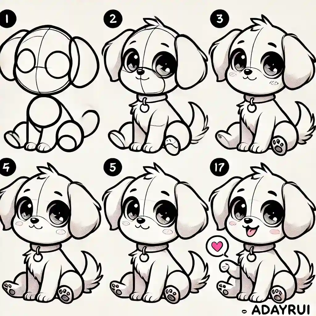 Huong dan ve cun con phong cach chibi 1 1