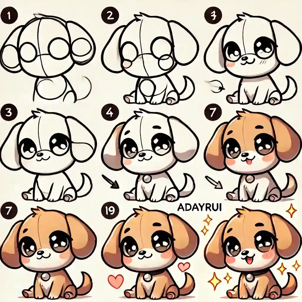 Huong dan ve cun con phong cach chibi 2 1