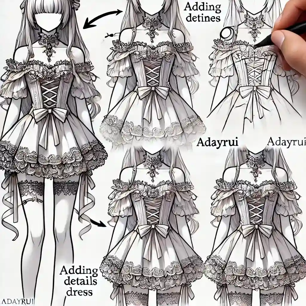 Mau vay anime ngan de thuong 4 1