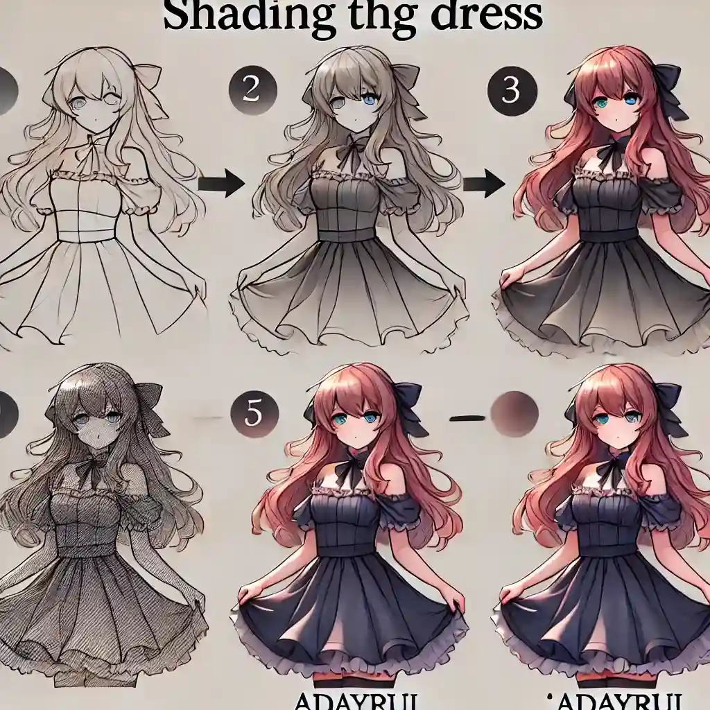 Mau vay anime ngan de thuong 5 1