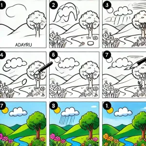 Hướng dẫn vẽ tranh phong cảnh