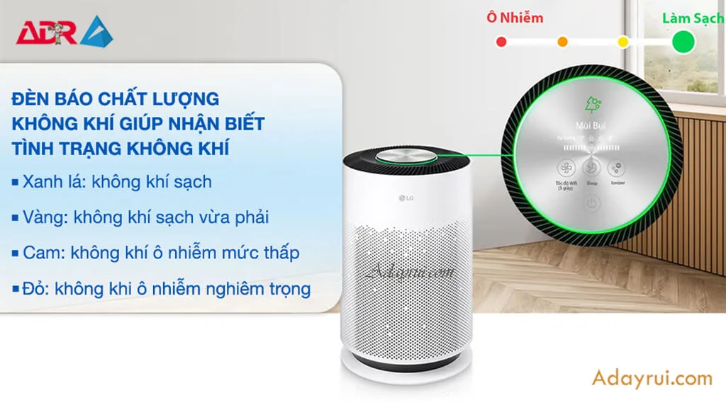 Cách sử dụng các thiết bị lọc không khí của LG