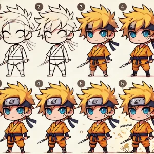 Giới thiệu nhân vật và cách Vẽ Naruto cực đơn giản mà đẹp 1 Hướng dẫn vẽ Naruto đẹp