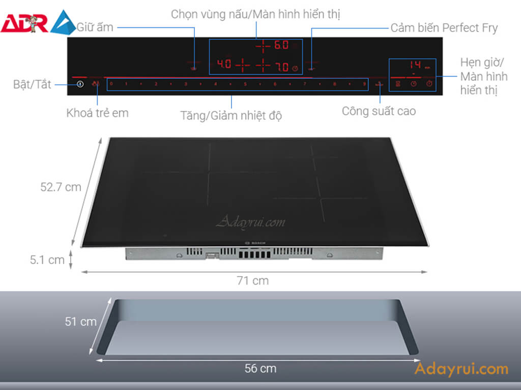 Kinh nghiệm chọn mua bếp từ thương hiệu Bosch