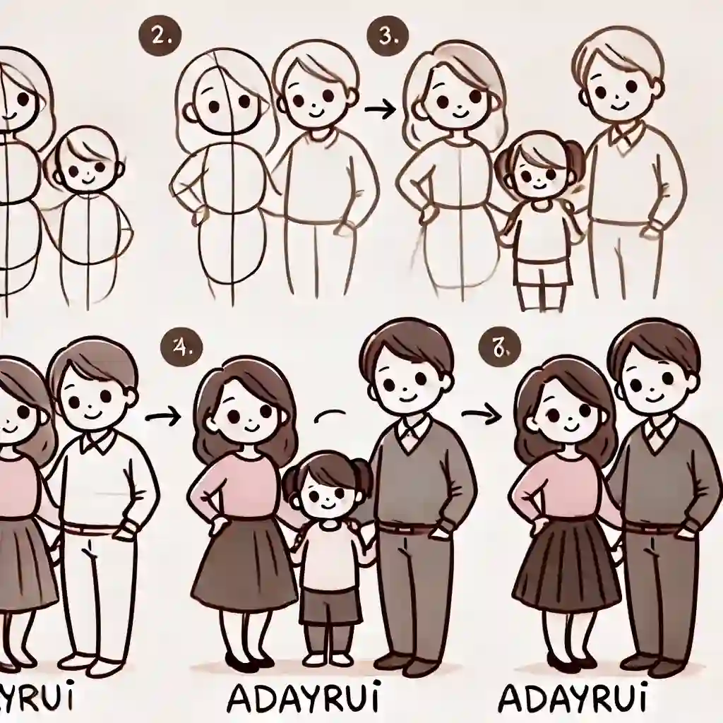 Tranh ve gia dinh 1 1