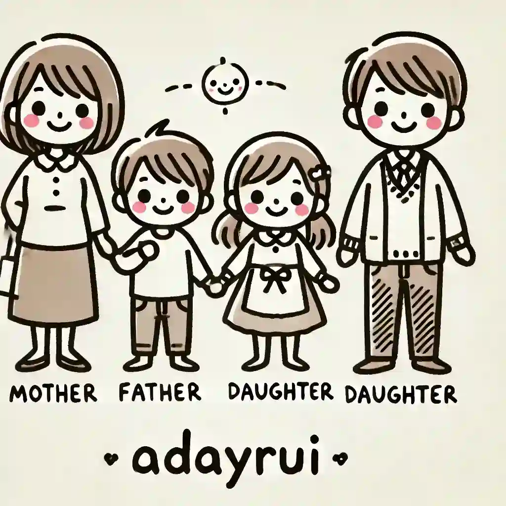 Hướng Dẫn Vẽ Cùng Bộ Tranh Vẽ Gia Đình 4 Người Đơn Giản 12 Tranh ve gia dinh 3 1