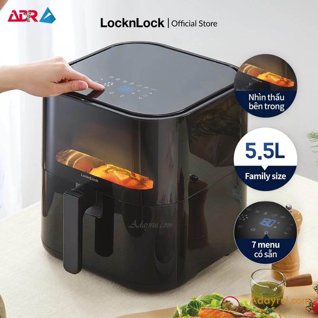 ưu và nhược điểm của nồi chiên không dầu Lock&lock