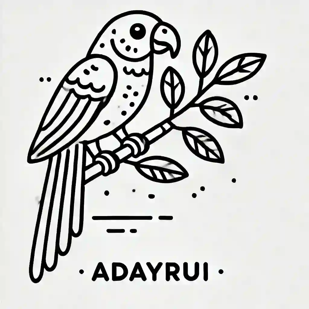 tranh to mau con chim dep cua Adayrui 5 1