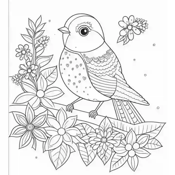 tranh to mau con chim dep cua Adayrui 5 2