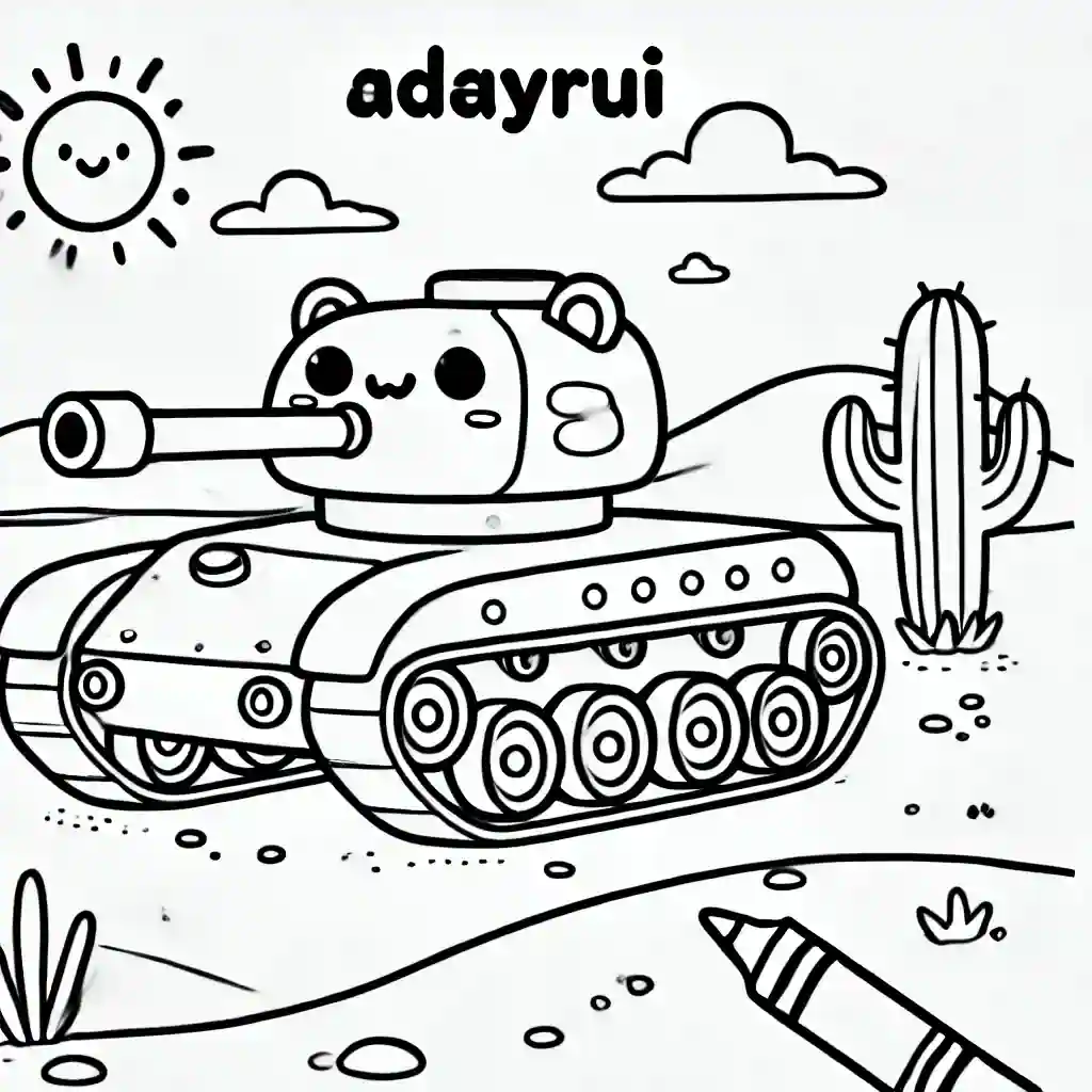 tranh to mau xe tang 1 1