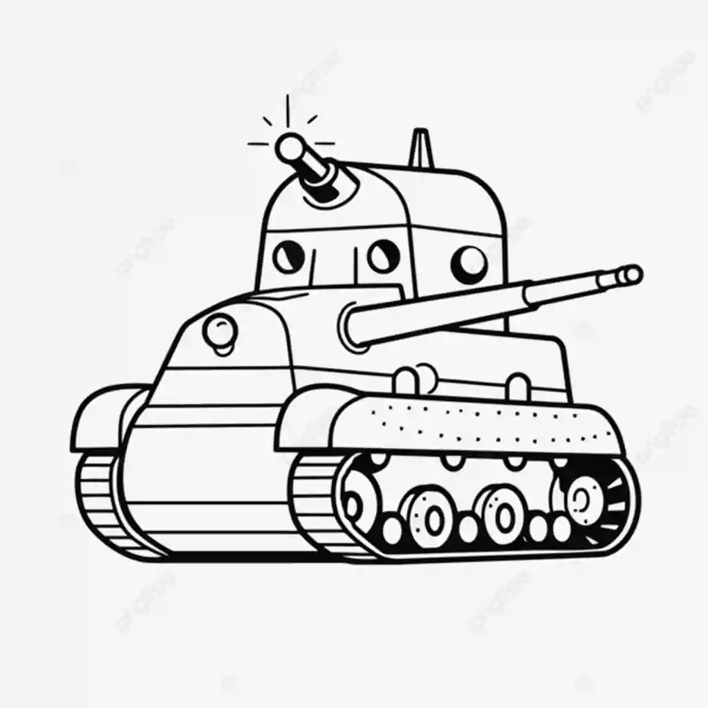 tranh to mau xe tang 1 2