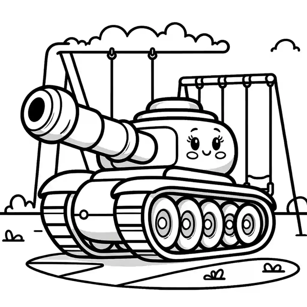 tranh to mau xe tang 2 2