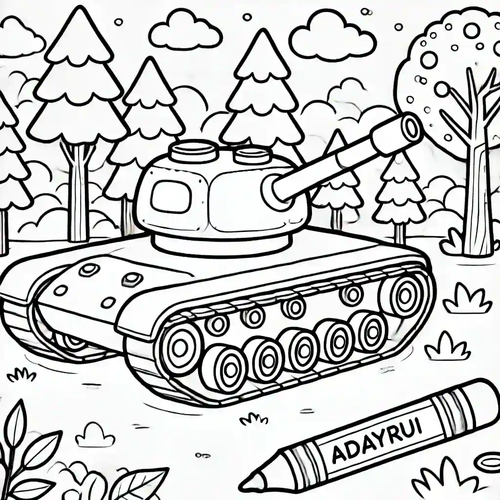 tranh to mau xe tang 3 1