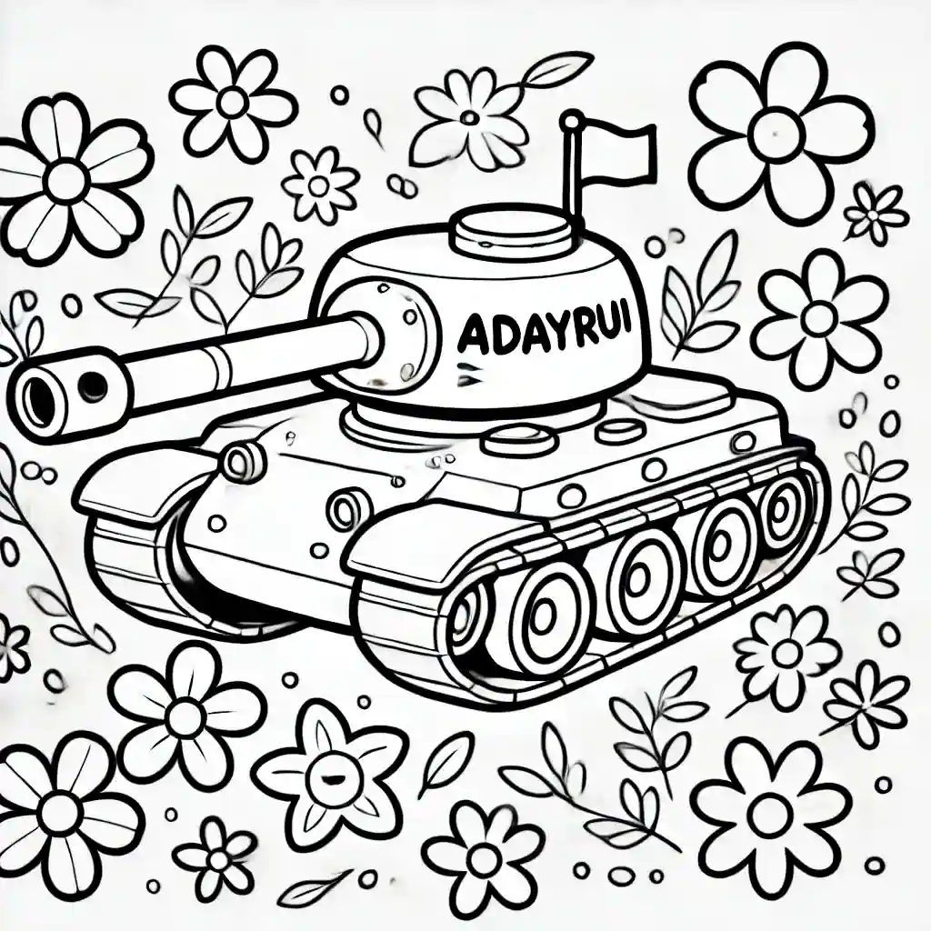 tranh to mau xe tang 7 1