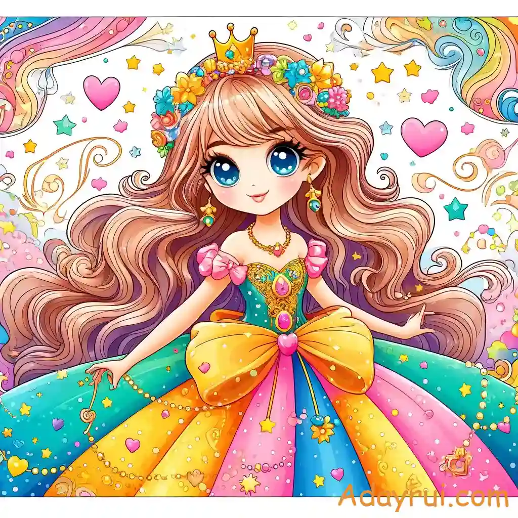 Cach-phoi-mau-dep-cho-tranh-cong-chua